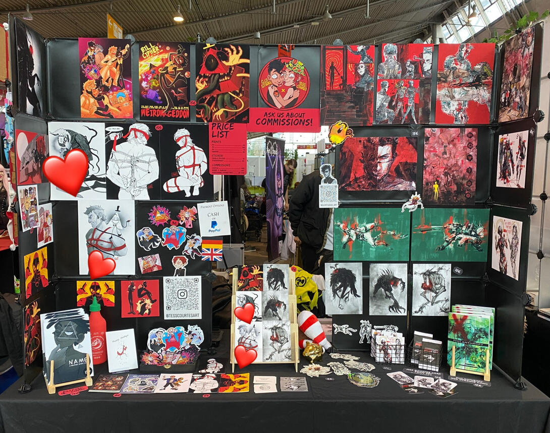 Shared space with my Partner G.Lo Artworks!